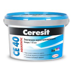 Затирка Ceresit  04 Супер СЕ40 Серебристо-сер. 2кг водоотталк.