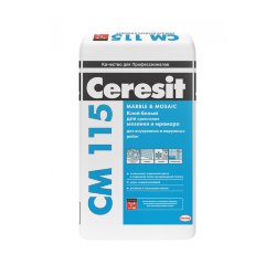 Клей для мозаики и мрамора СМ 115 Ceresit (белый) (25 кг)