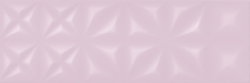 Плитка Lila рельеф розовый LLU072D 25*75 Cersanit