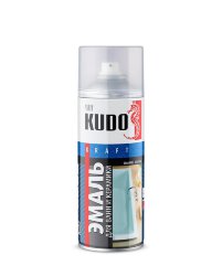 Эмаль для ванн аэрозоль KUDO белая 520мл (А)