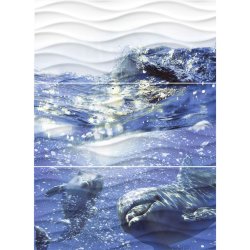 Панно Wave Dolphins 60x44 123 Cersanit