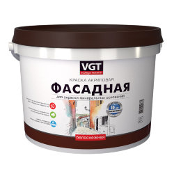 Краска ВДАК-1180 фасадная белоснежная 15 кг ВГТ (А)