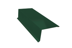 Планка торцевая ( 110*120*2000) RAL 6005 зеленый