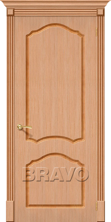 Дверь Ш Каролина Ф-01 (Дуб) ПГ