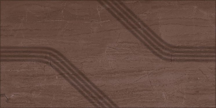 Плитка Капучино коричневая рельеф 250х500 Керамика-Волга