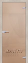 Дверь СТ-1 Лайт Сатинато Бронза  (врезка под ID:134,600)