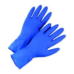 Перчатки латексные Прочные синие L- XL пара (А)