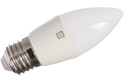Лампа светодиодная ASD LED-Р-45-8Вт 230В Е27 4000К 675Лм(Свеча на ветру)