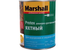 Лак яхтный Marshall PROTEX (полуматовый 40) 0,75 л.