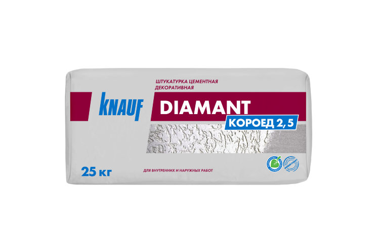 Штукатурка Диамант-260 25кг фактурная короед Кнауф
