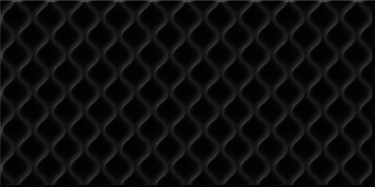 Плитка Deco рельеф черный (DEL232D) 29,8x59,8 Cersanit
