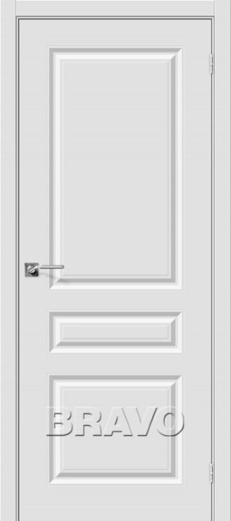 Дверь ПВХ Скинни-14 П-23 (Белый) ПГ